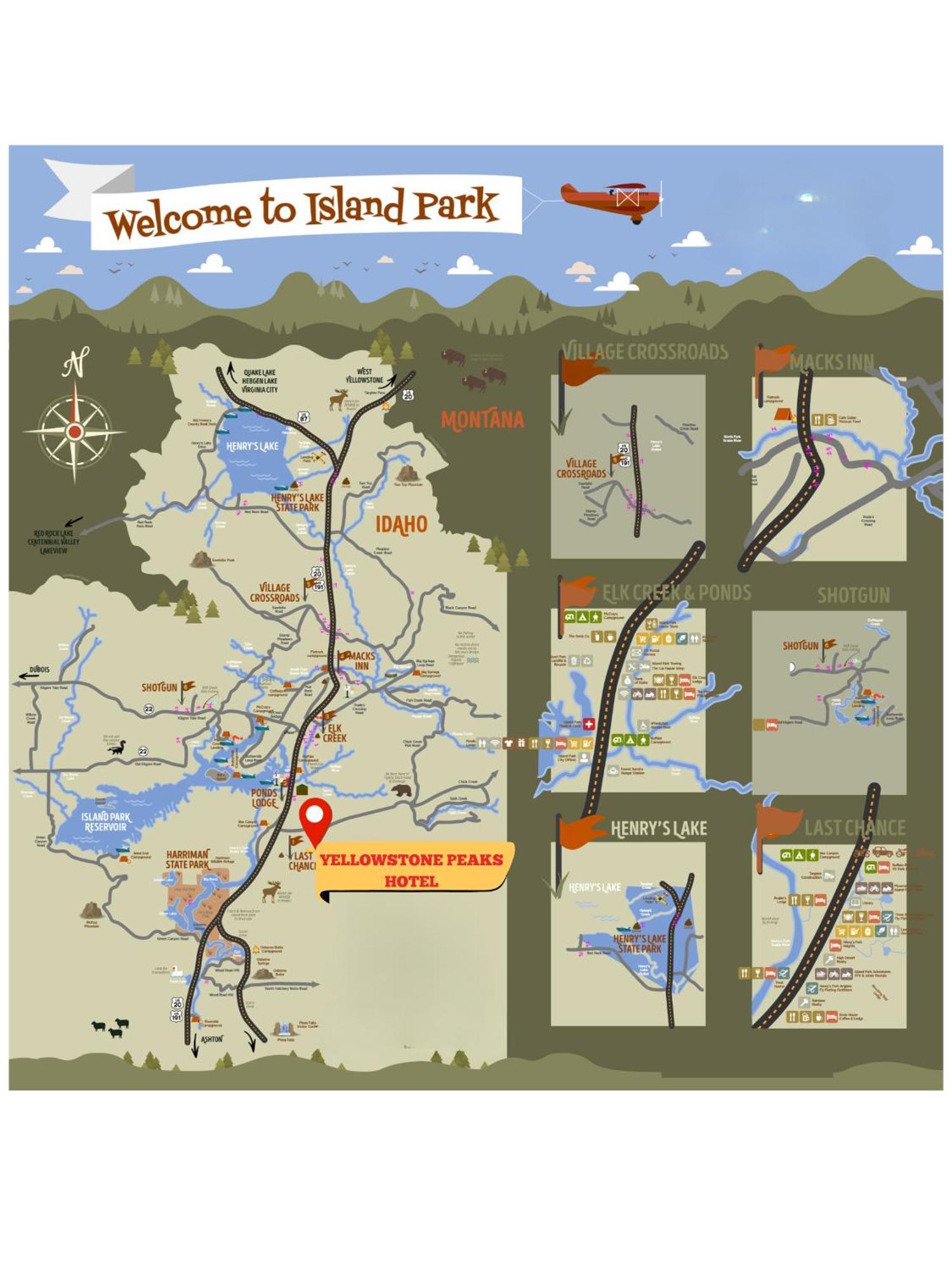Yellowstone Peaks Hotel Island Park Εξωτερικό φωτογραφία